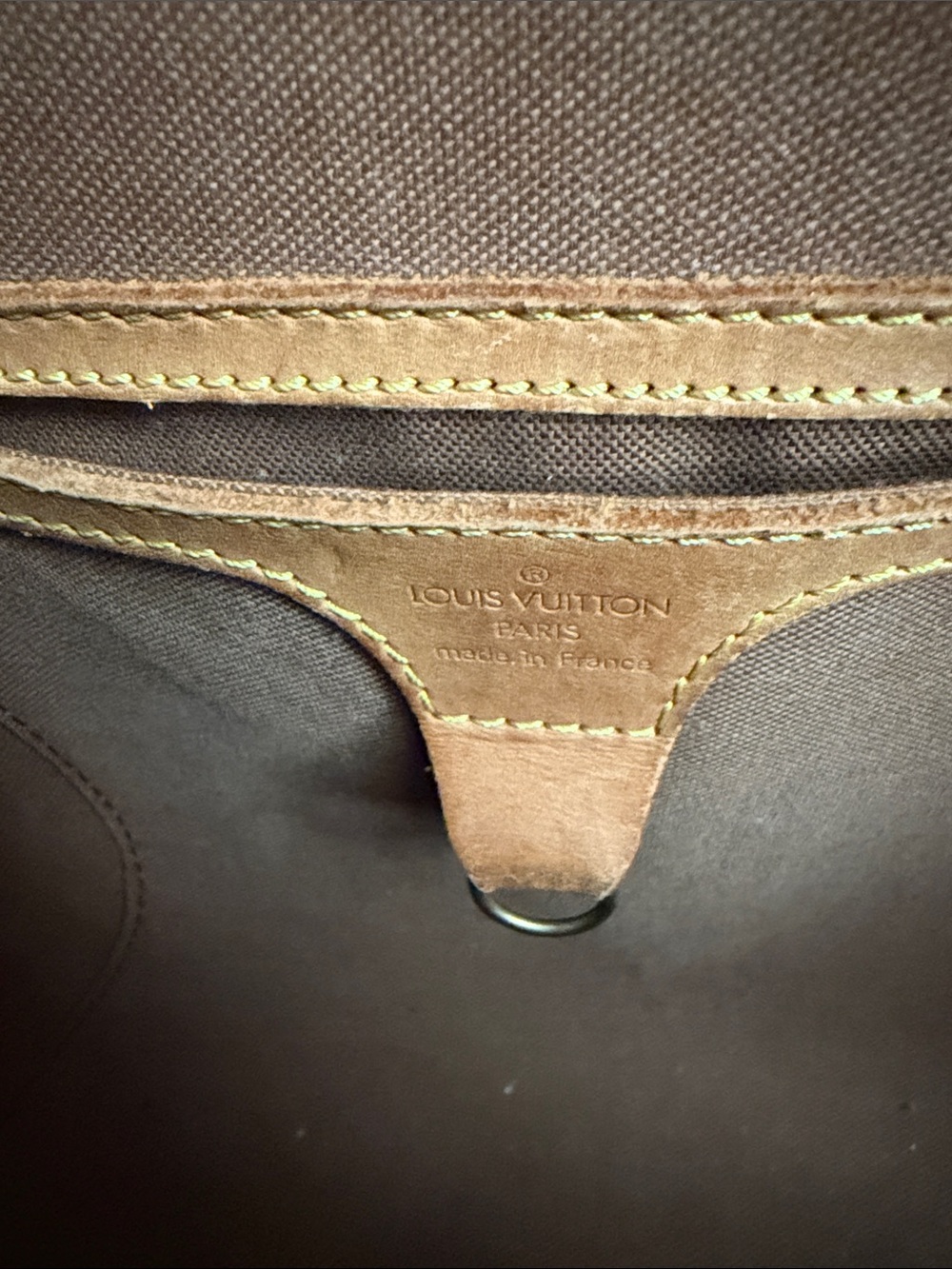 Louis Vuitton Monogram Ellipse MM Brown/Tan Top-Handle Satchel - Picture 12 of 12